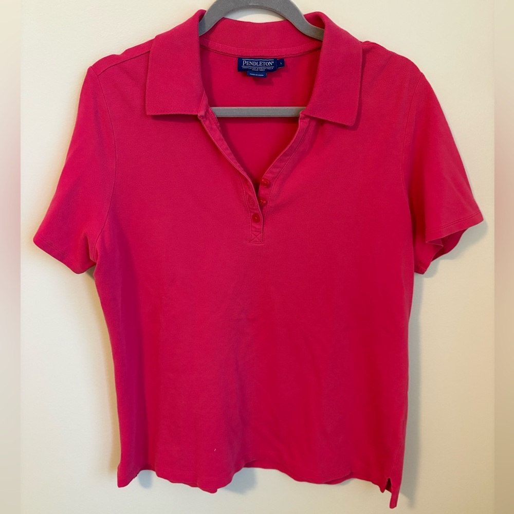 Pendleton Women's Pink Polo Shirt